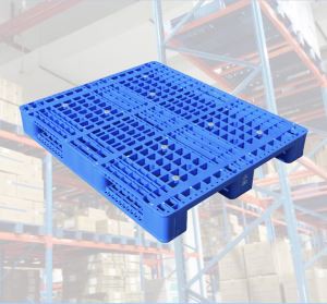 1210 Pallet in plastica a una faccia di alta qualità a tre pattini