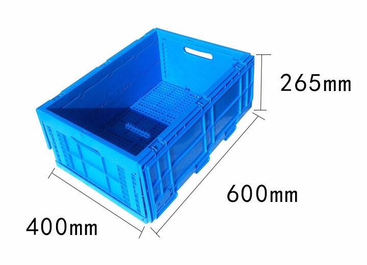 Cassette di plastica pieghevoli per verdure