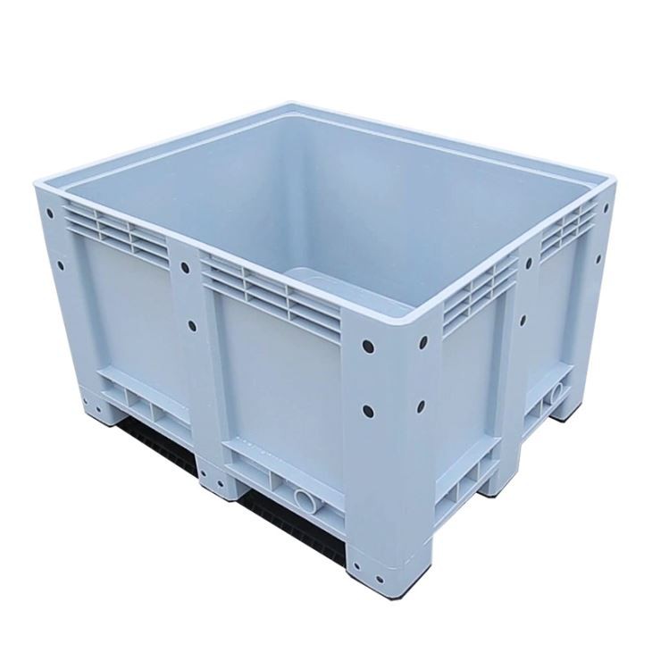 Heavy Duty Food Grade Solid Stackable Plastic Pallet Bins
