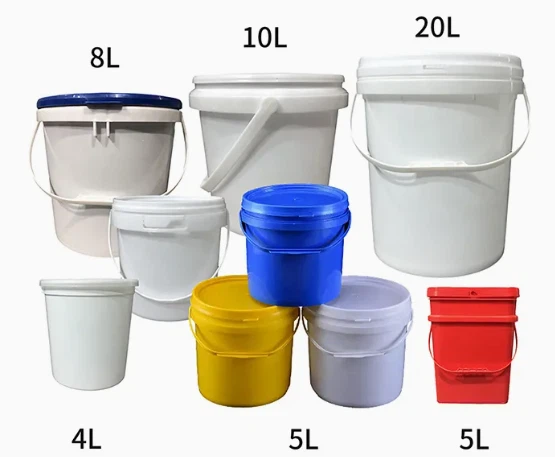 4-20 L secchi rotondi di stampa in plastica