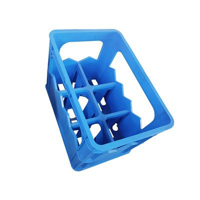 Cassa in plastica per bevande e birra da 6 bottiglie