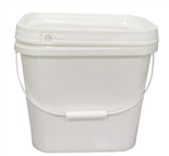 Secchio eco rettangolare di plastica